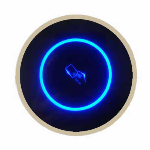 圆形刷卡读头/香槟金